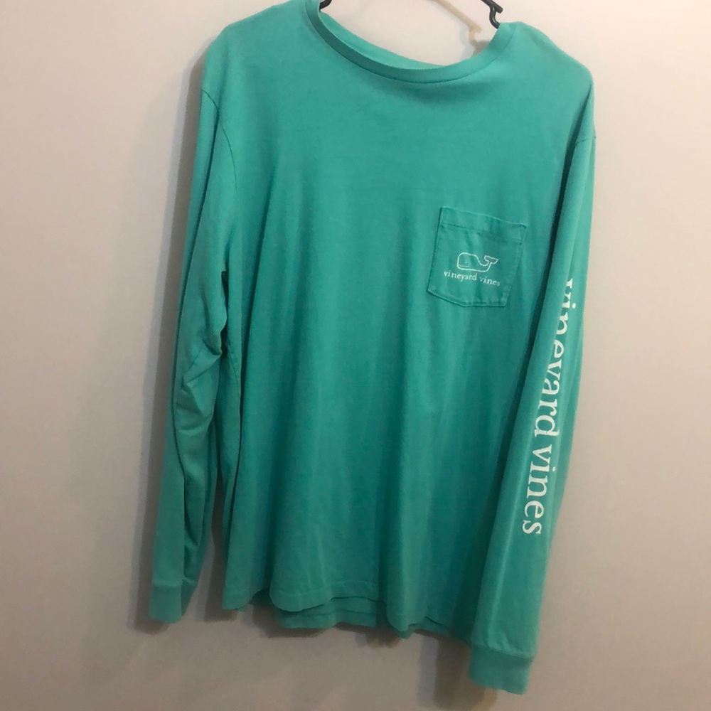 Long Sleeve T-Shirt - Vineyard Vines - Large - Mint Green